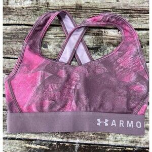 Under Armour Pink/Purple Women's Padded Sport Bra Size XS Pullover